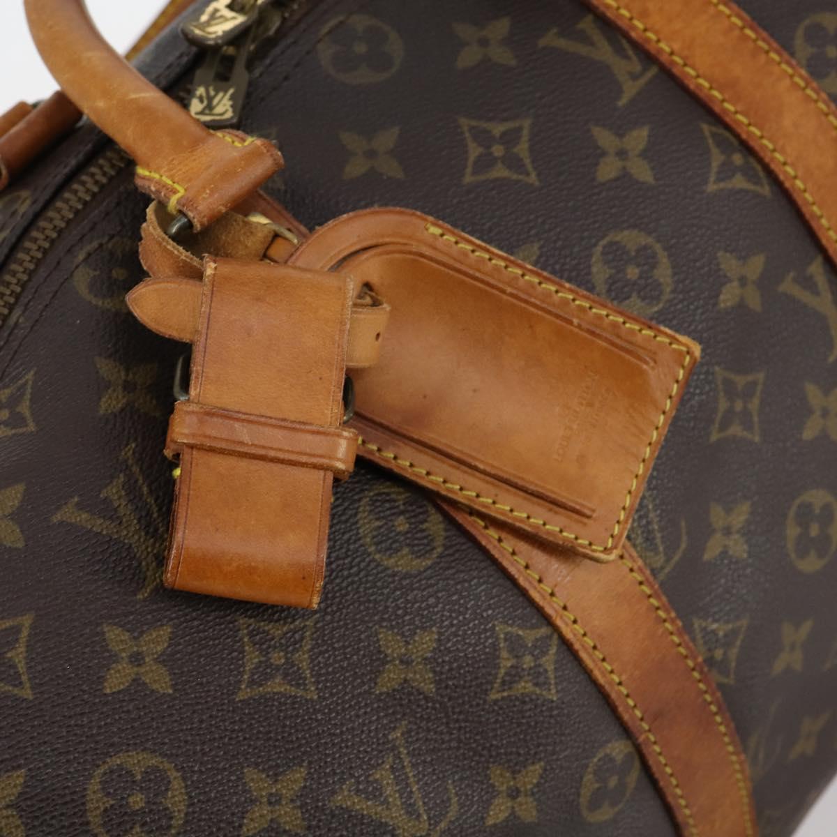 LOUIS VUITTON Monogram Keepall Bandouliere 45 Boston Bag M41418 LV Auth 145219