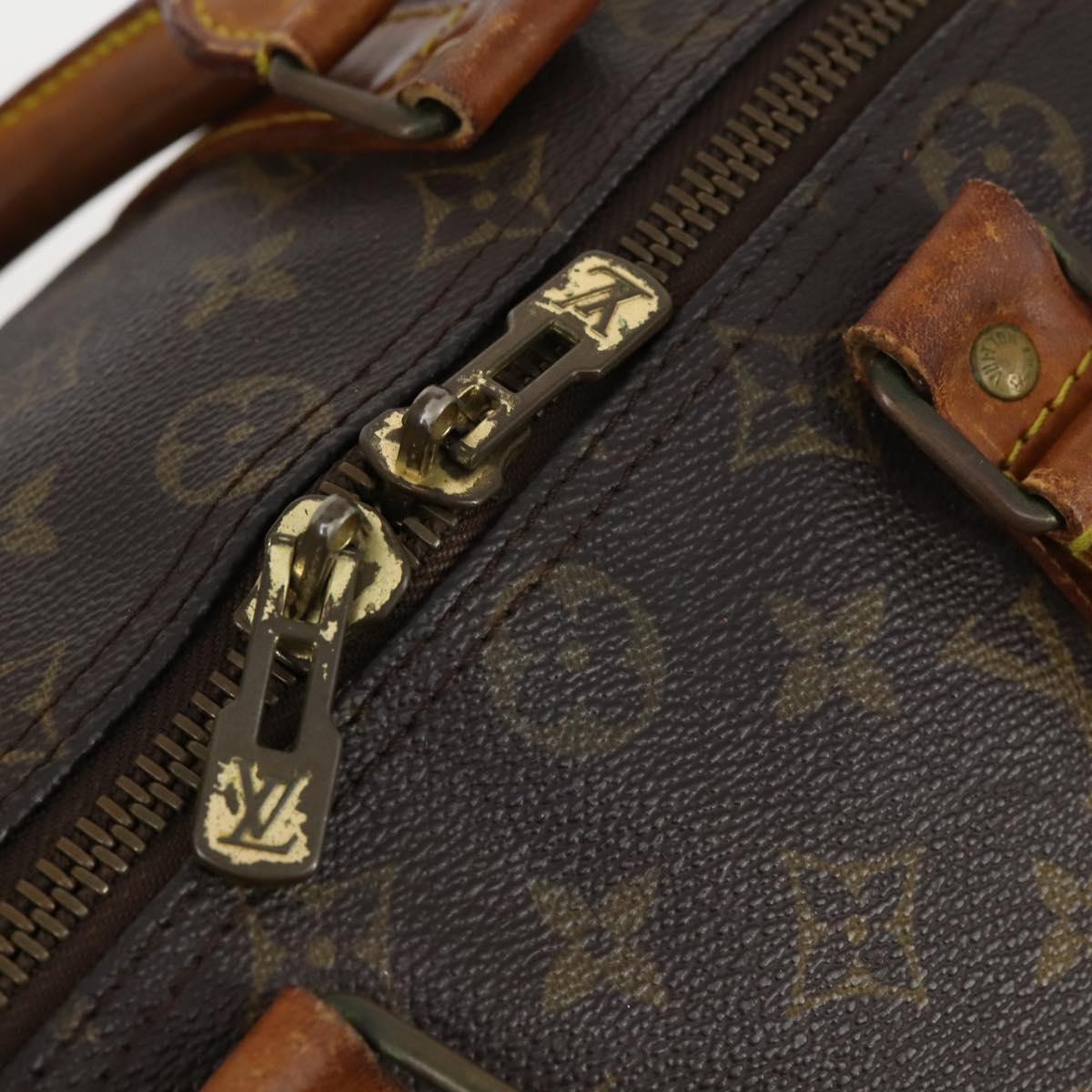 LOUIS VUITTON Monogram Keepall Bandouliere 45 Boston Bag M41418 LV Auth 145219