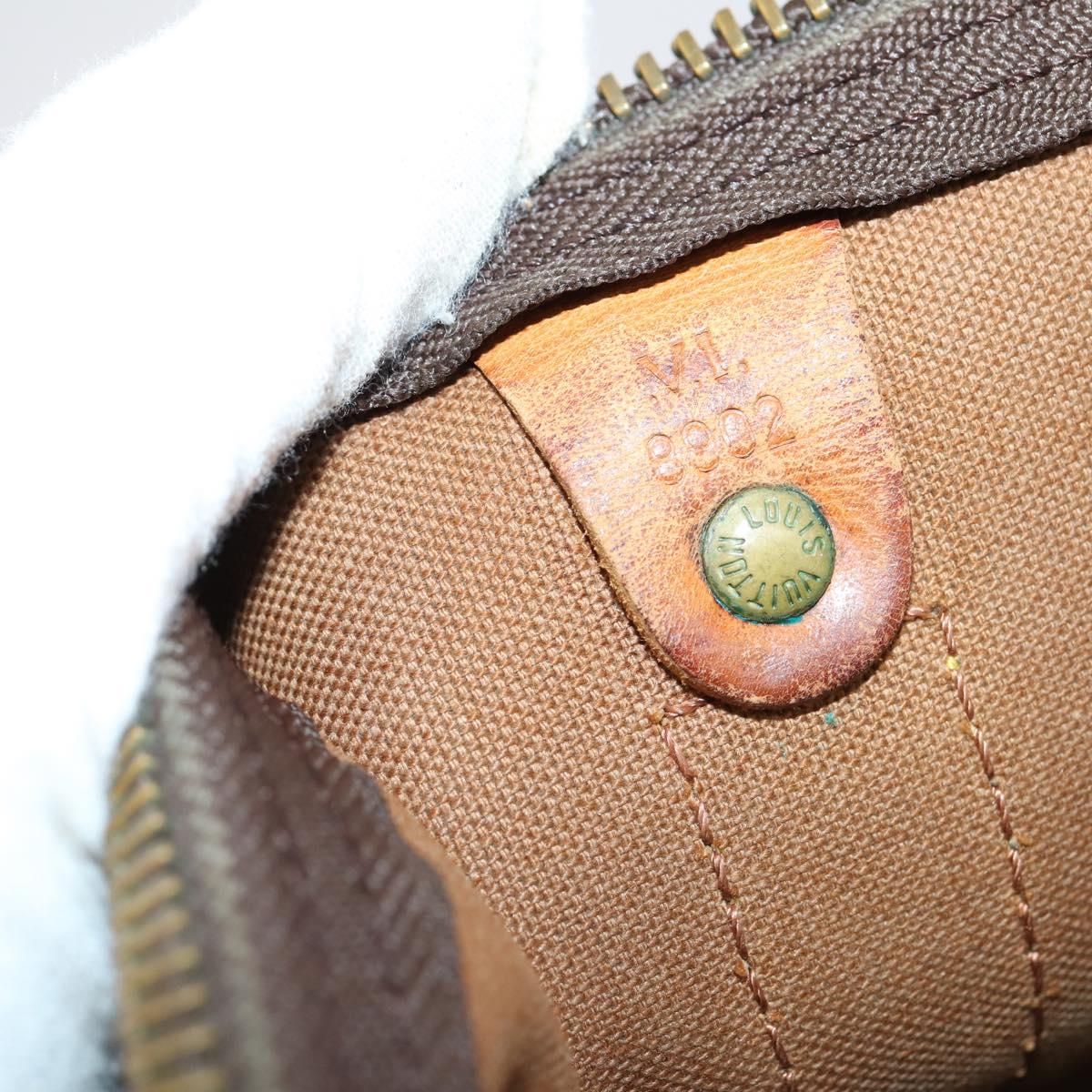 LOUIS VUITTON Monogram Keepall Bandouliere 45 Boston Bag M41418 LV Auth 145219