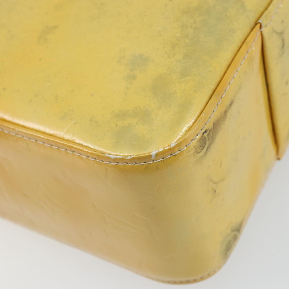 LOUIS VUITTON Monogram Vernis Columbus Tote Bag Gris M91028 LV Auth 145223