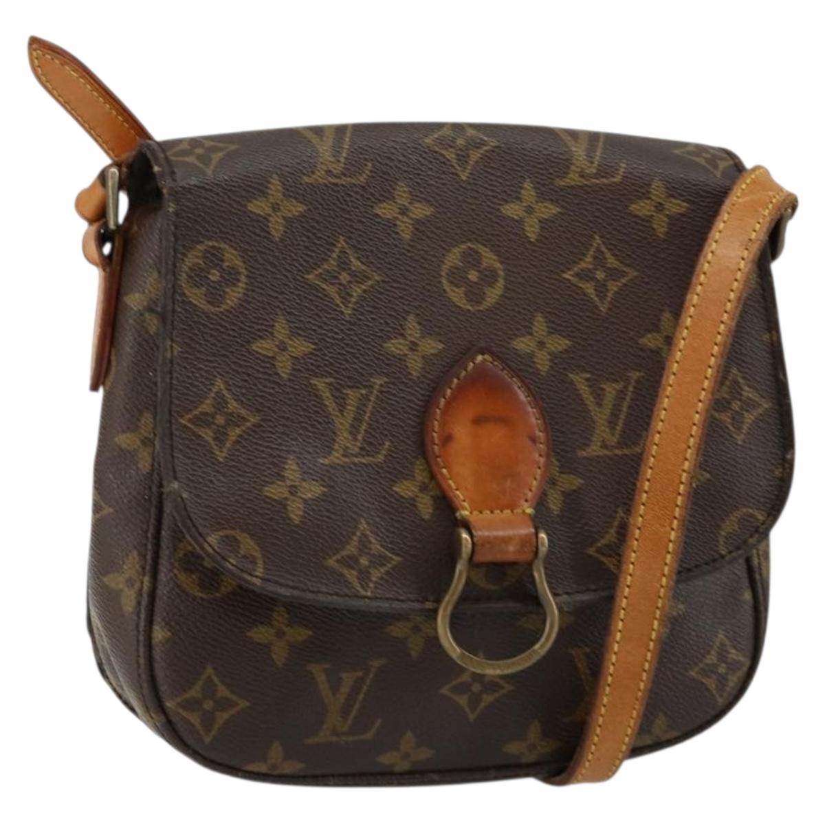 LOUIS VUITTON Monogram Saint Cloud MM Shoulder Bag M51243 LV Auth 145228