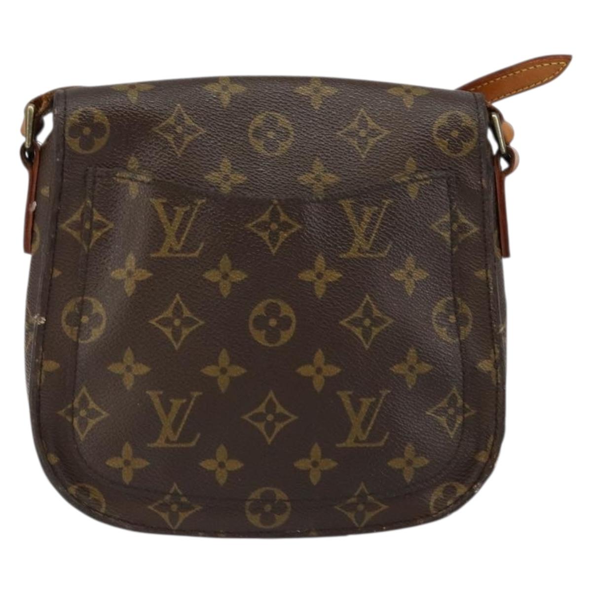 LOUIS VUITTON Monogram Saint Cloud MM Shoulder Bag M51243 LV Auth 145228