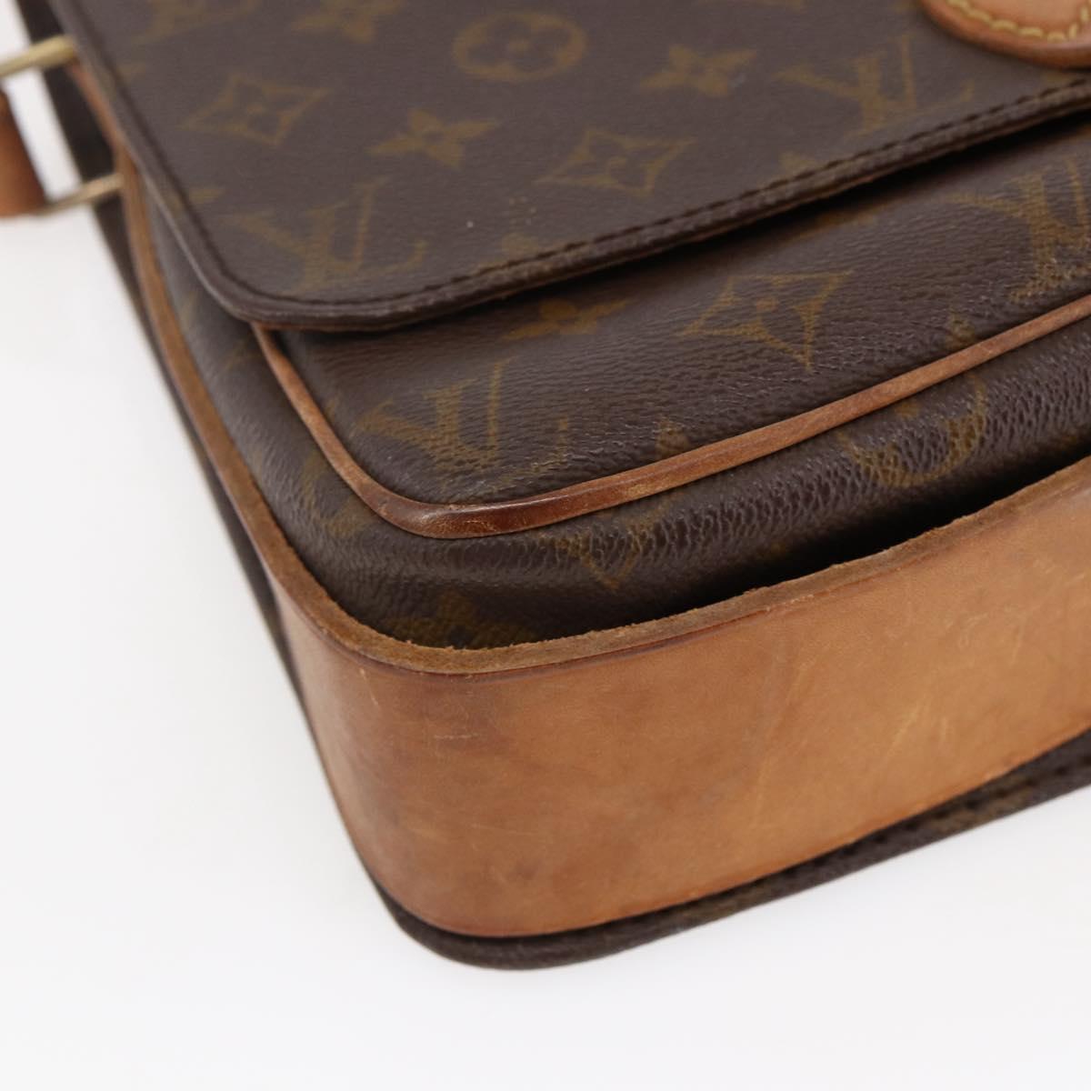 LOUIS VUITTON Monogram Cartouchiere GM Shoulder Bag Vintage M51252 Auth 145229