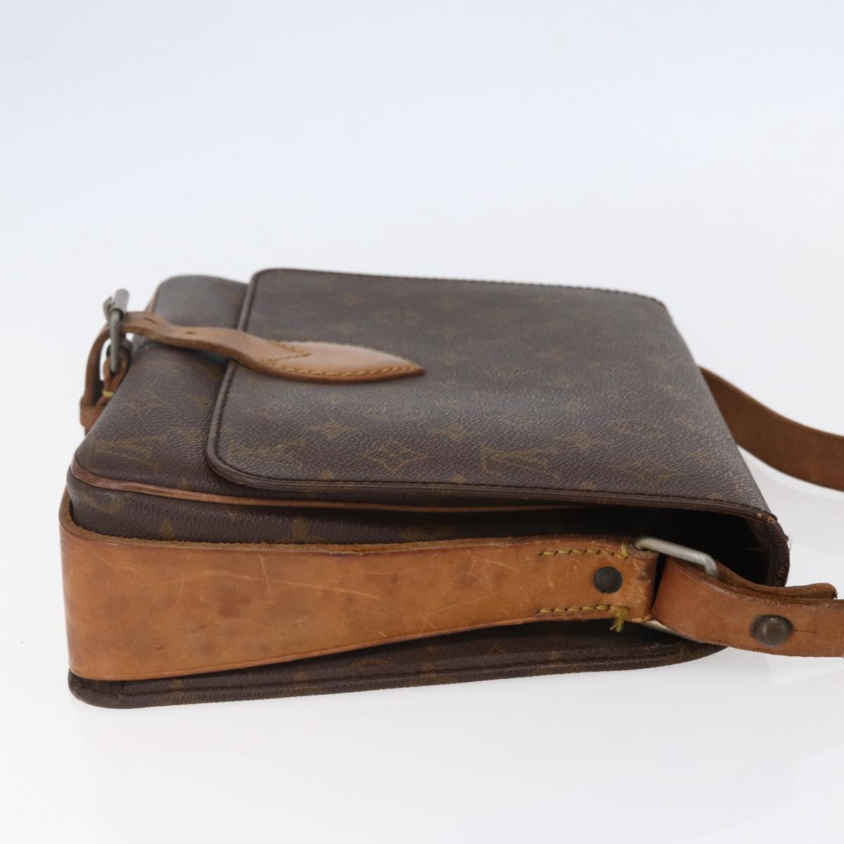 LOUIS VUITTON Monogram Cartouchiere GM Shoulder Bag Vintage M51252 Auth 145229