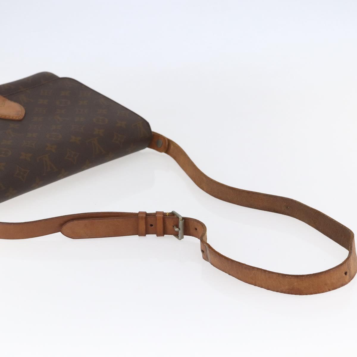 LOUIS VUITTON Monogram Cartouchiere GM Shoulder Bag Vintage M51252 Auth 145229