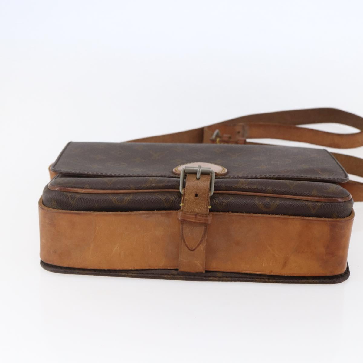 LOUIS VUITTON Monogram Cartouchiere GM Shoulder Bag Vintage M51252 Auth 145229