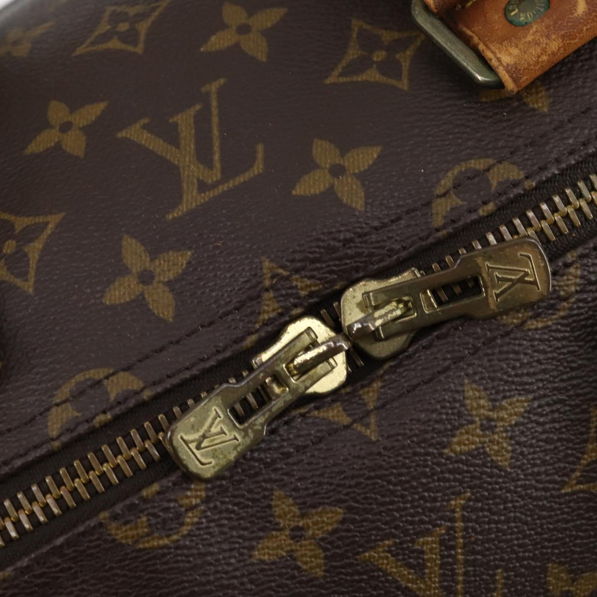 LOUIS VUITTON Monogram Keepall 55 Boston Bag M41424 LV Auth 145230