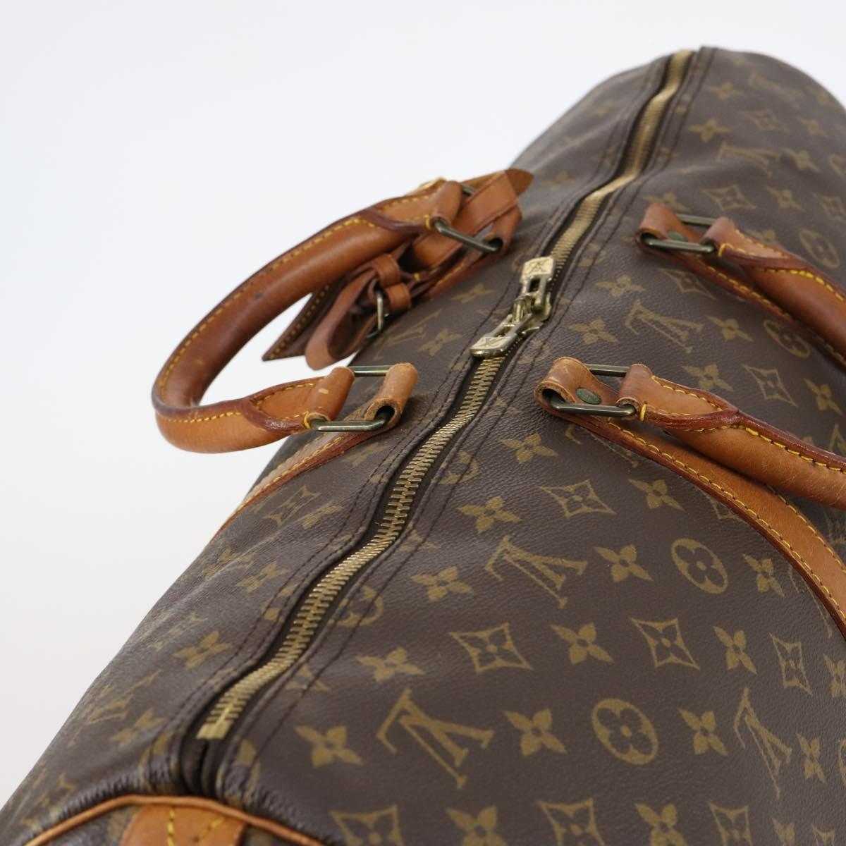 LOUIS VUITTON Monogram Keepall 55 Boston Bag M41424 LV Auth 145230