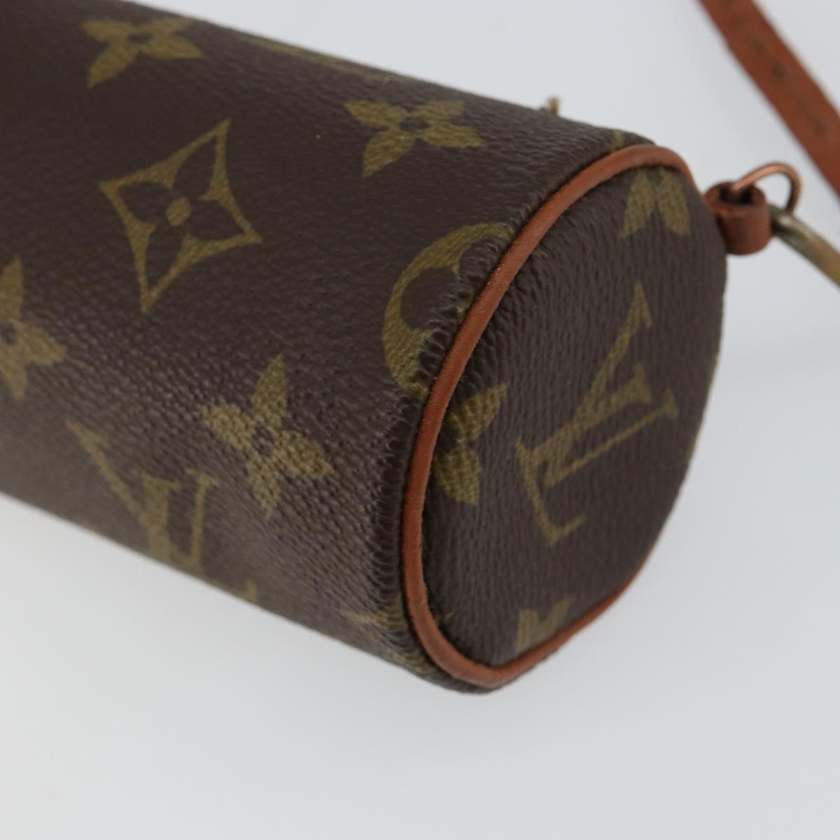LOUIS VUITTON Monogram Papillon Pouch LV Auth 145233