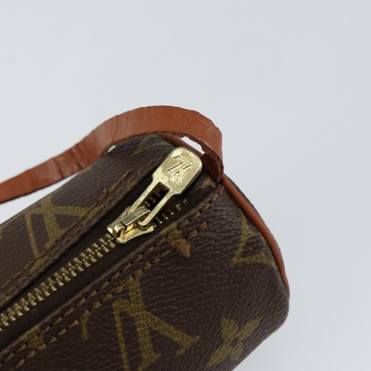 LOUIS VUITTON Monogram Papillon Pouch LV Auth 145233