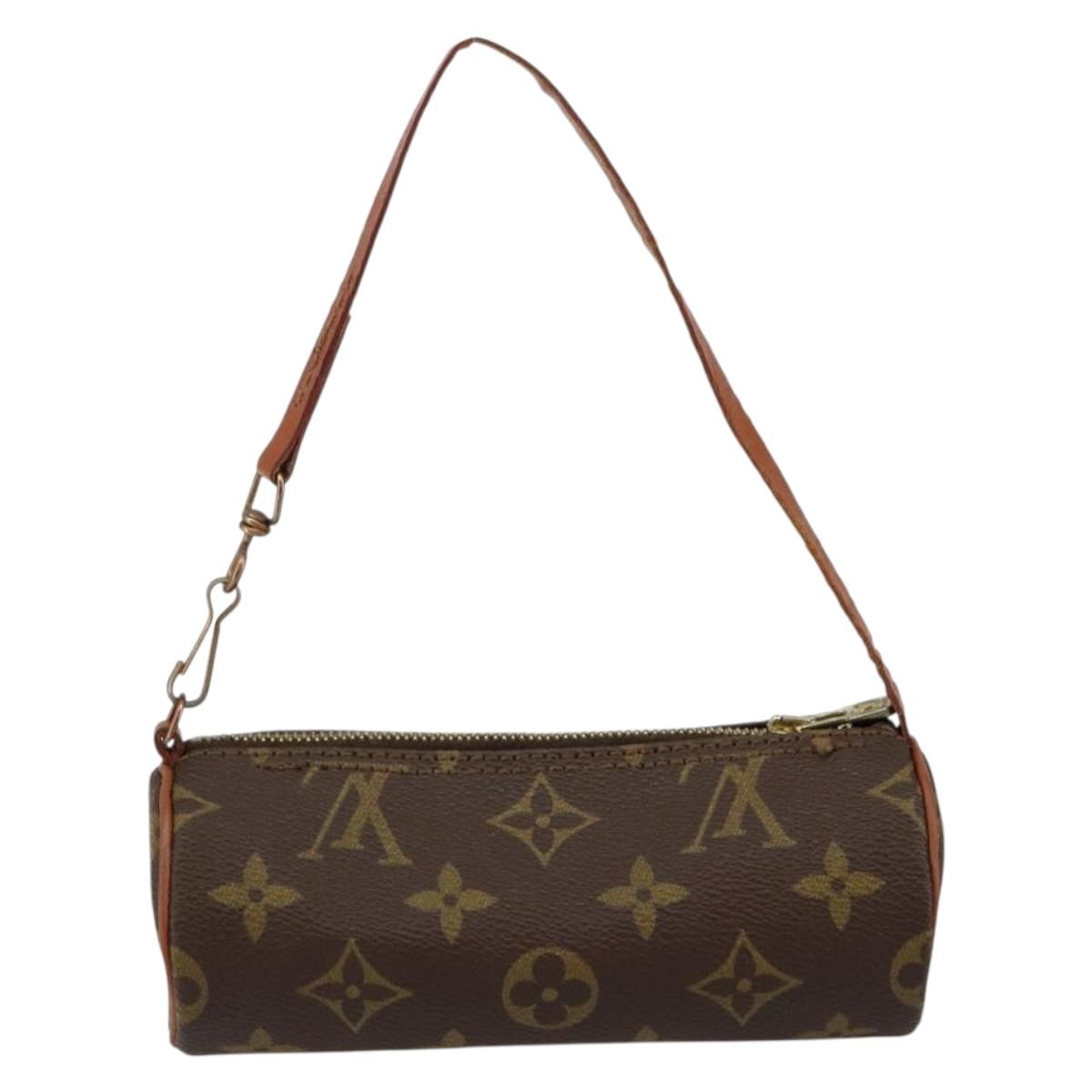 LOUIS VUITTON Monogram Papillon Pouch LV Auth 145233