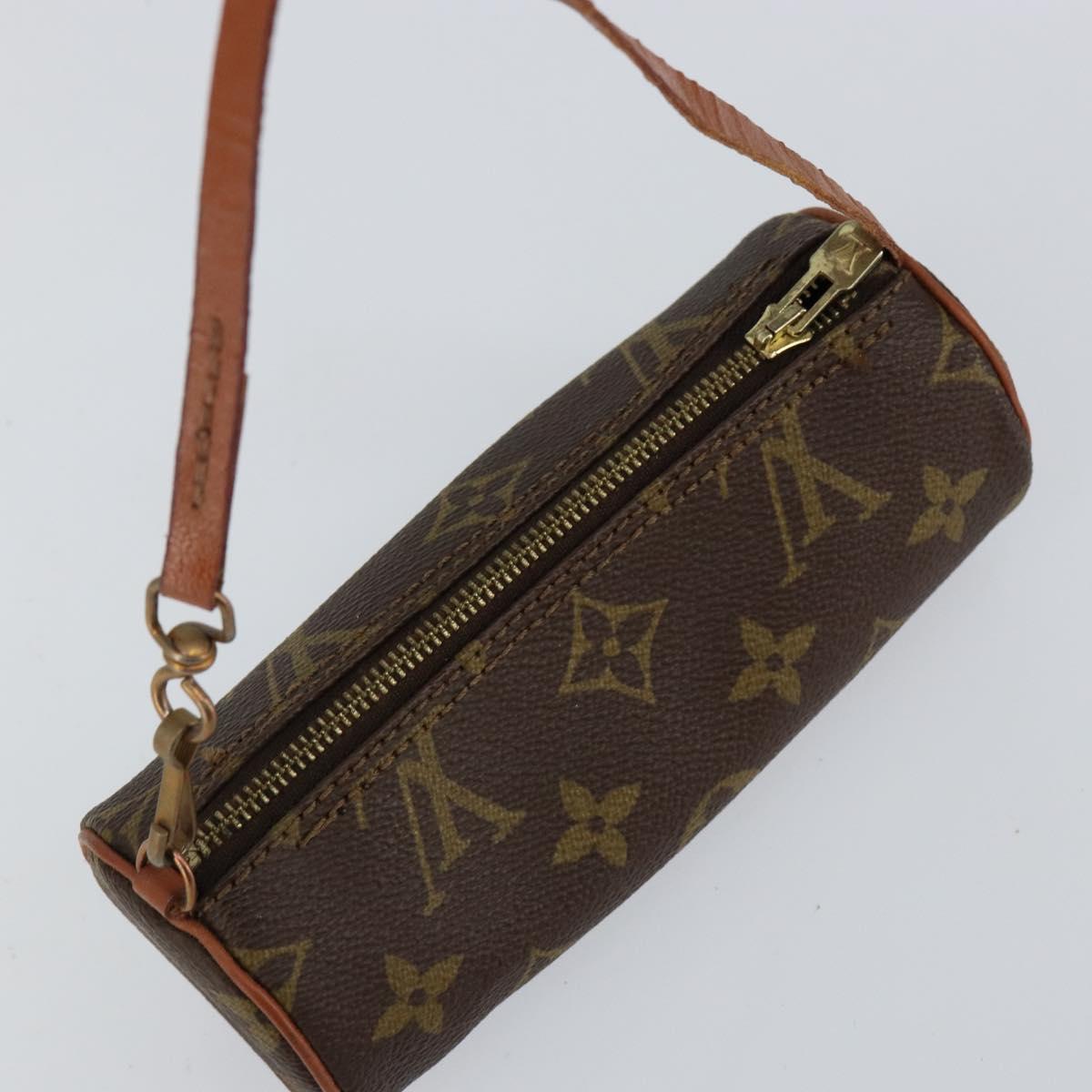 LOUIS VUITTON Monogram Papillon Pouch LV Auth 145233