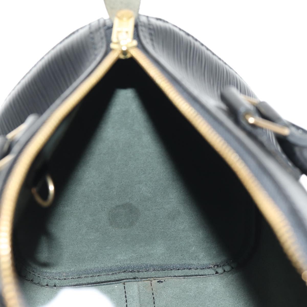 LOUIS VUITTON Epi Speedy 25 Hand Bag Black M43012 LV Auth 145234V