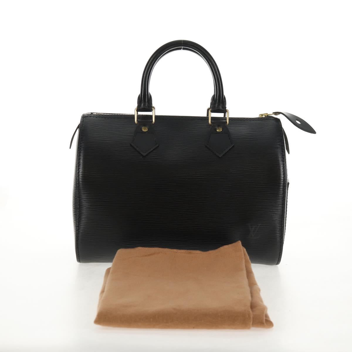 LOUIS VUITTON Epi Speedy 25 Hand Bag Black M43012 LV Auth 145234V