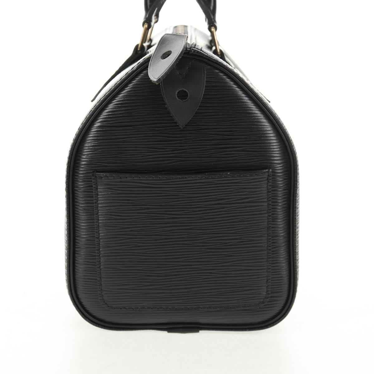 LOUIS VUITTON Epi Speedy 25 Hand Bag Black M43012 LV Auth 145234V