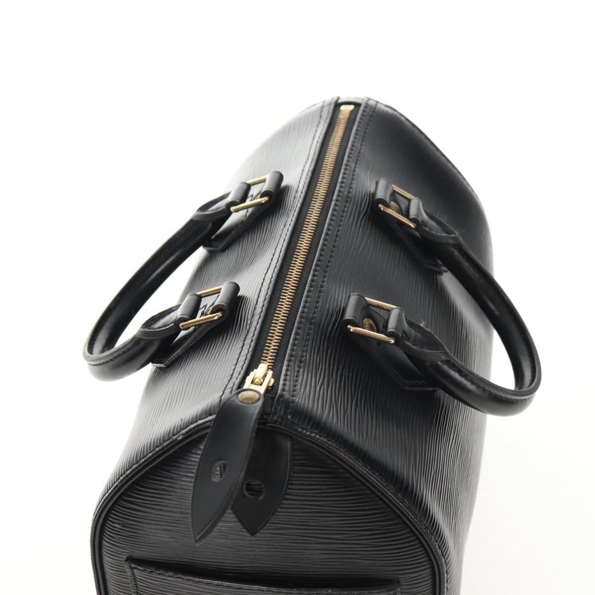 LOUIS VUITTON Epi Speedy 25 Hand Bag Black M43012 LV Auth 145234V