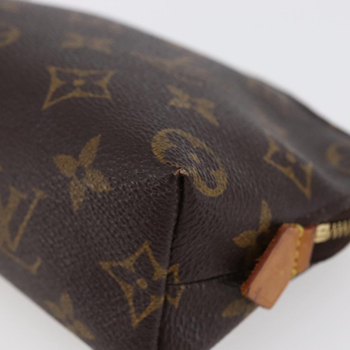 LOUIS VUITTON Monogram Pochette Cosmetic PM Pouch M43998 LV Auth 145238