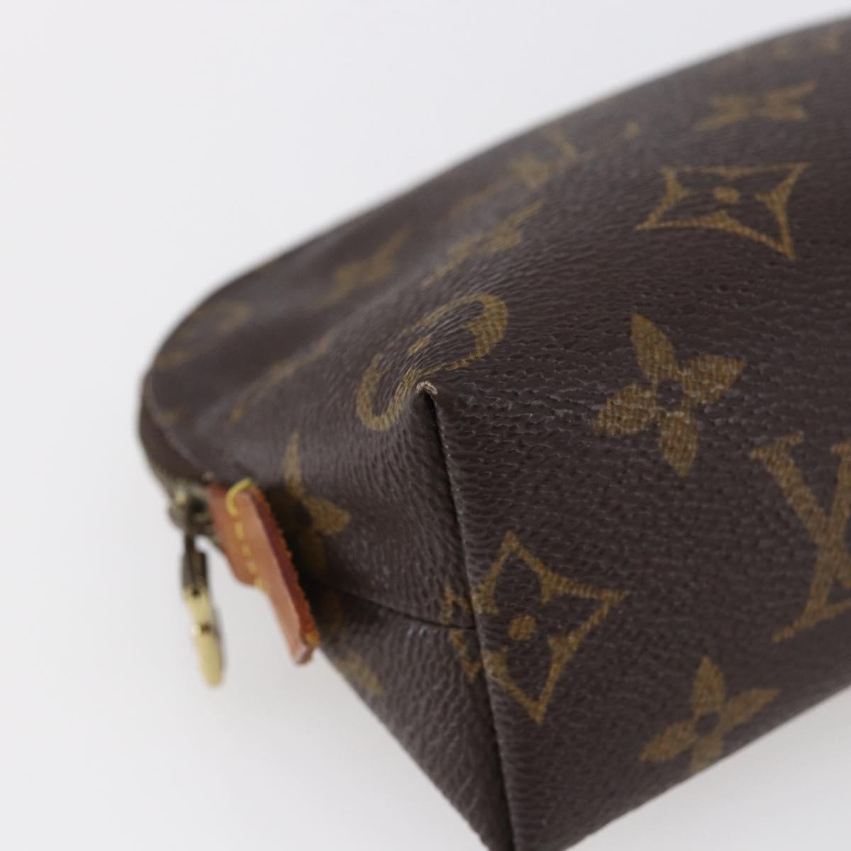 LOUIS VUITTON Monogram Pochette Cosmetic PM Pouch M43998 LV Auth 145238