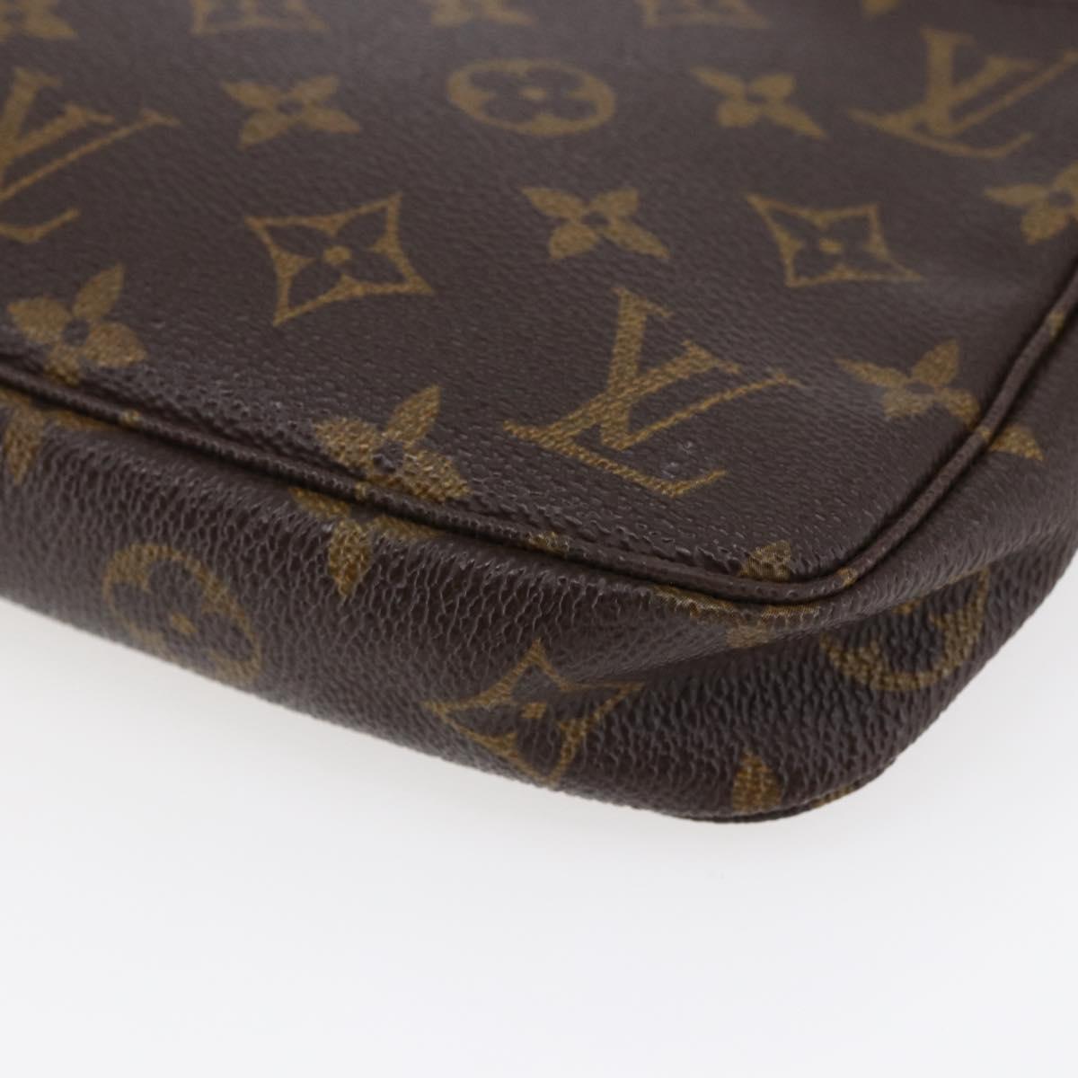 LOUIS VUITTON Monogram Pochette Accessoires Pouch M51980 LV Auth 145240