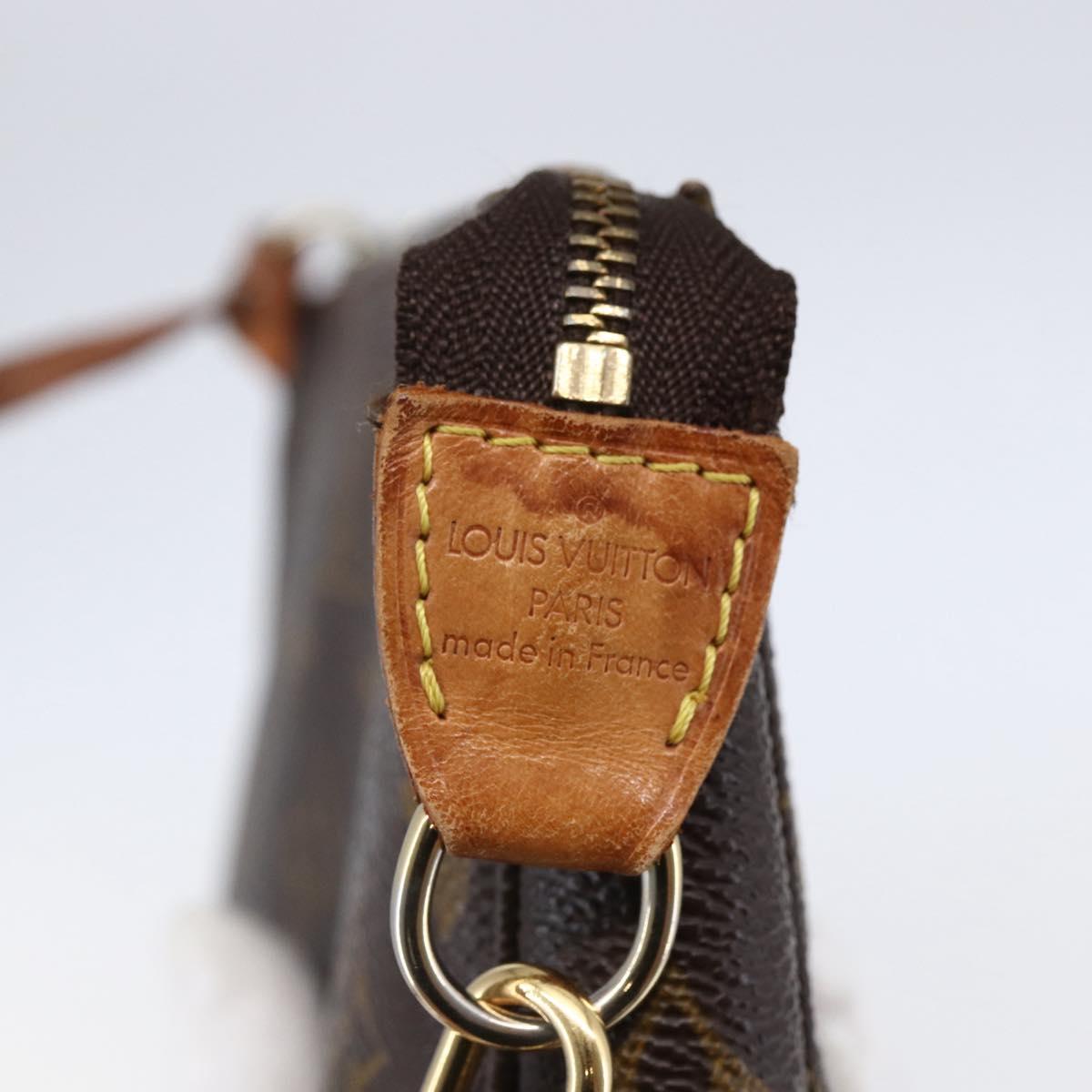 LOUIS VUITTON Monogram Pochette Accessoires Pouch M51980 LV Auth 145240