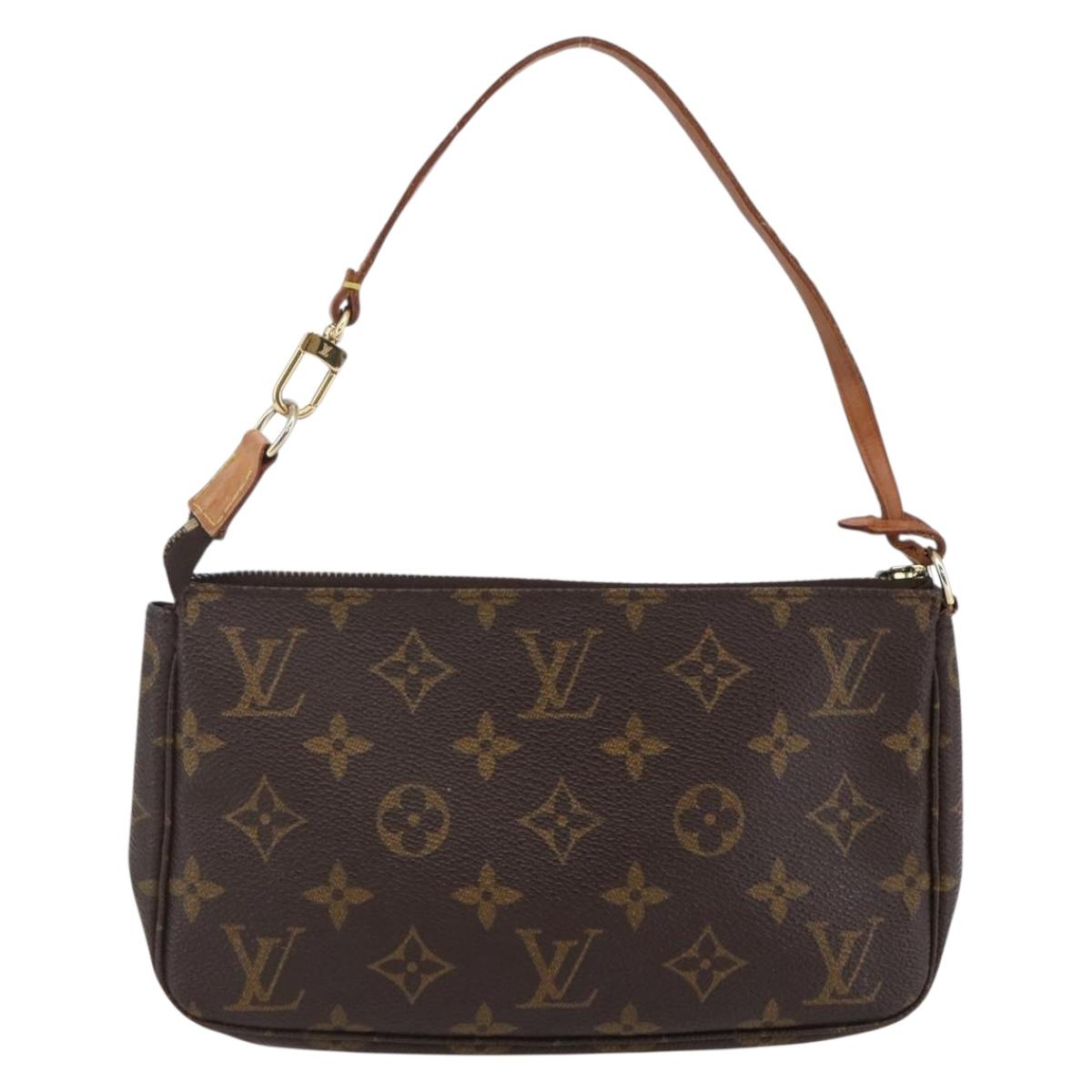 LOUIS VUITTON Monogram Pochette Accessoires Pouch M51980 LV Auth 145240