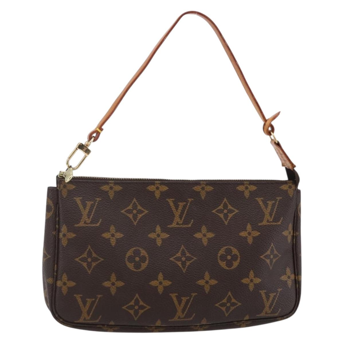 LOUIS VUITTON Monogram Pochette Accessoires Pouch M51980 LV Auth 145241