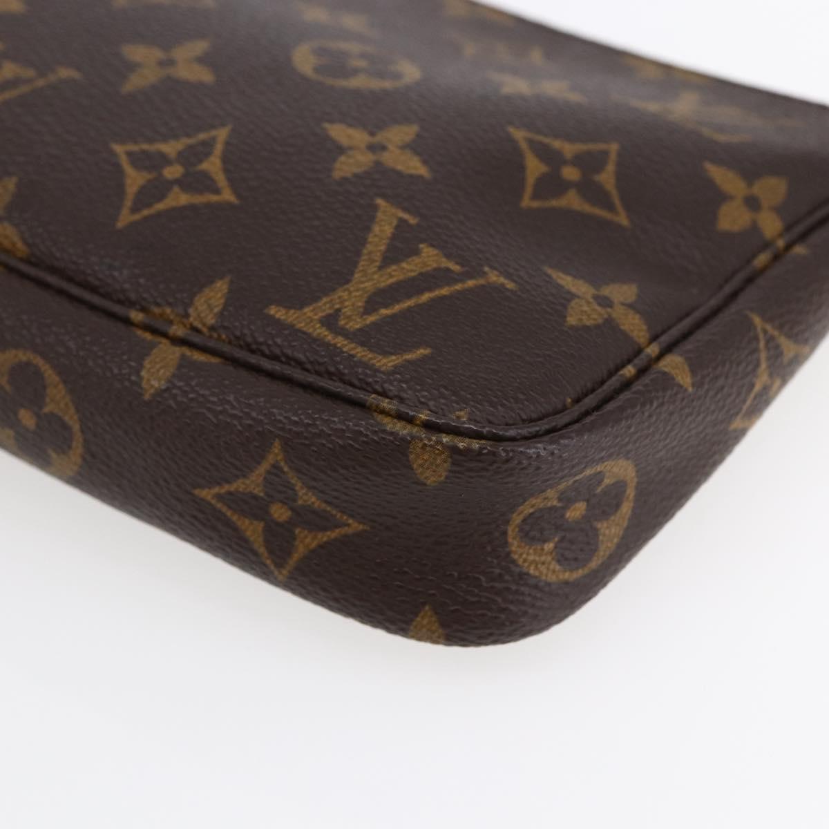 LOUIS VUITTON Monogram Pochette Accessoires Pouch M51980 LV Auth 145241