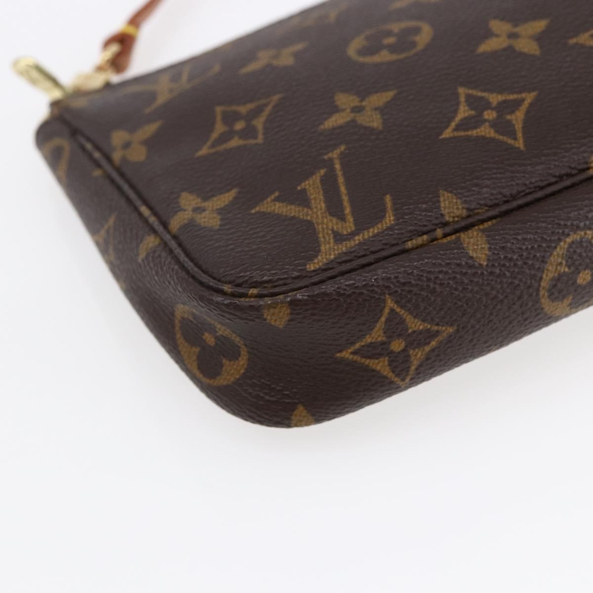 LOUIS VUITTON Monogram Pochette Accessoires Pouch M51980 LV Auth 145241