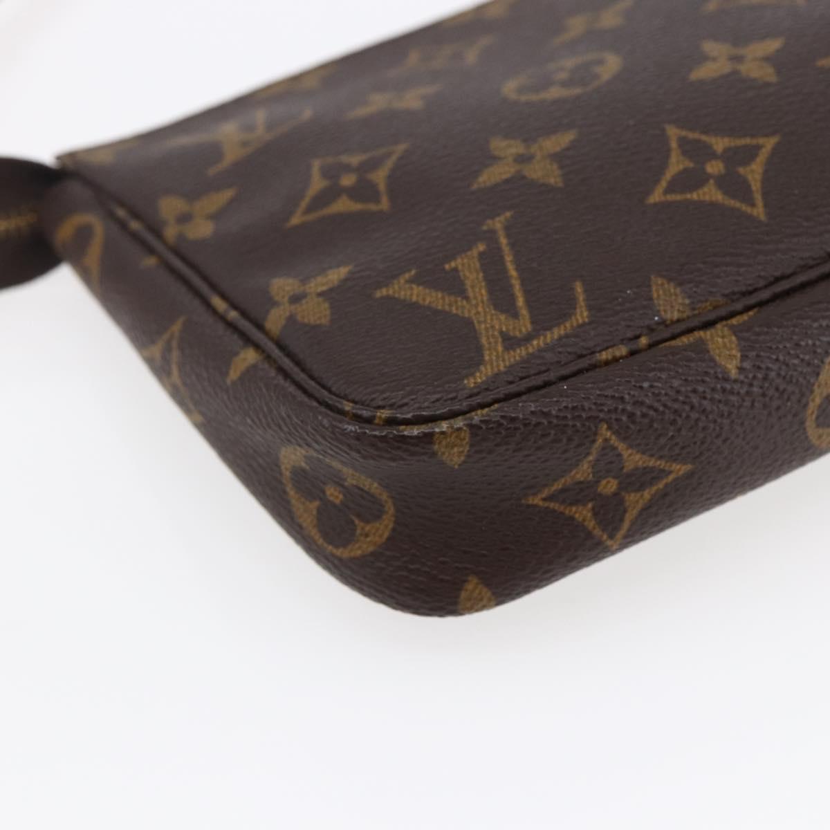 LOUIS VUITTON Monogram Pochette Accessoires Pouch M51980 LV Auth 145241