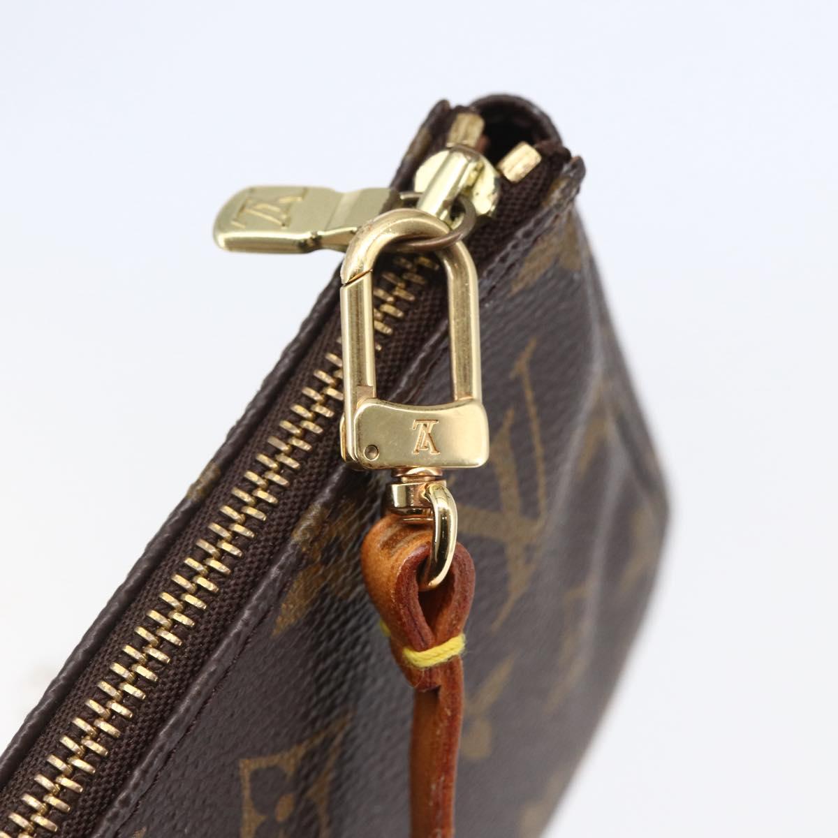 LOUIS VUITTON Monogram Pochette Accessoires Pouch M51980 LV Auth 145241