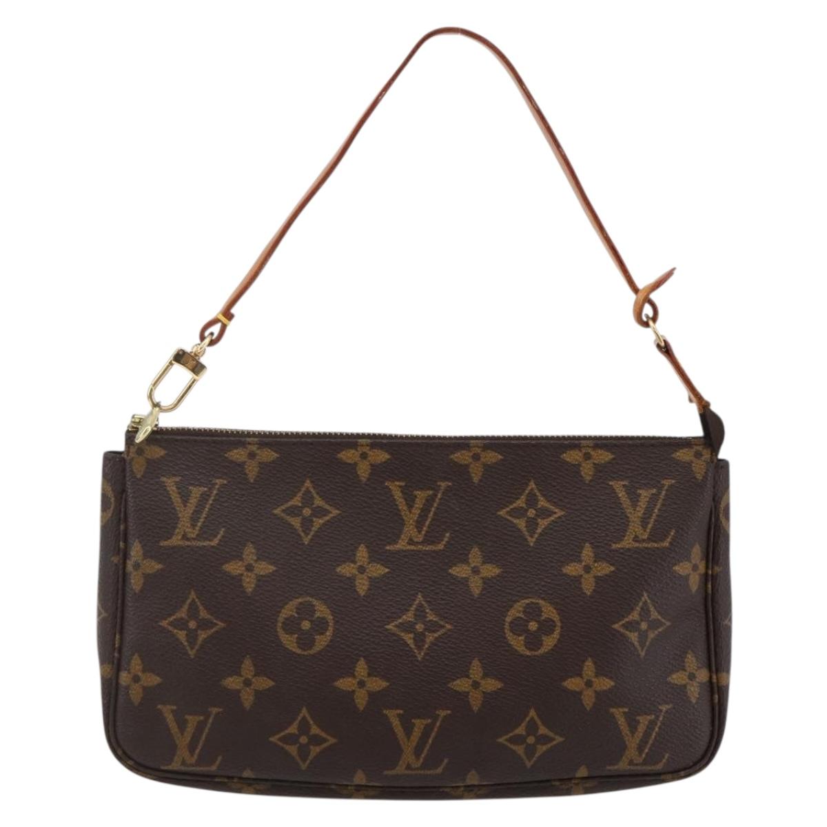 LOUIS VUITTON Monogram Pochette Accessoires Pouch M51980 LV Auth 145241