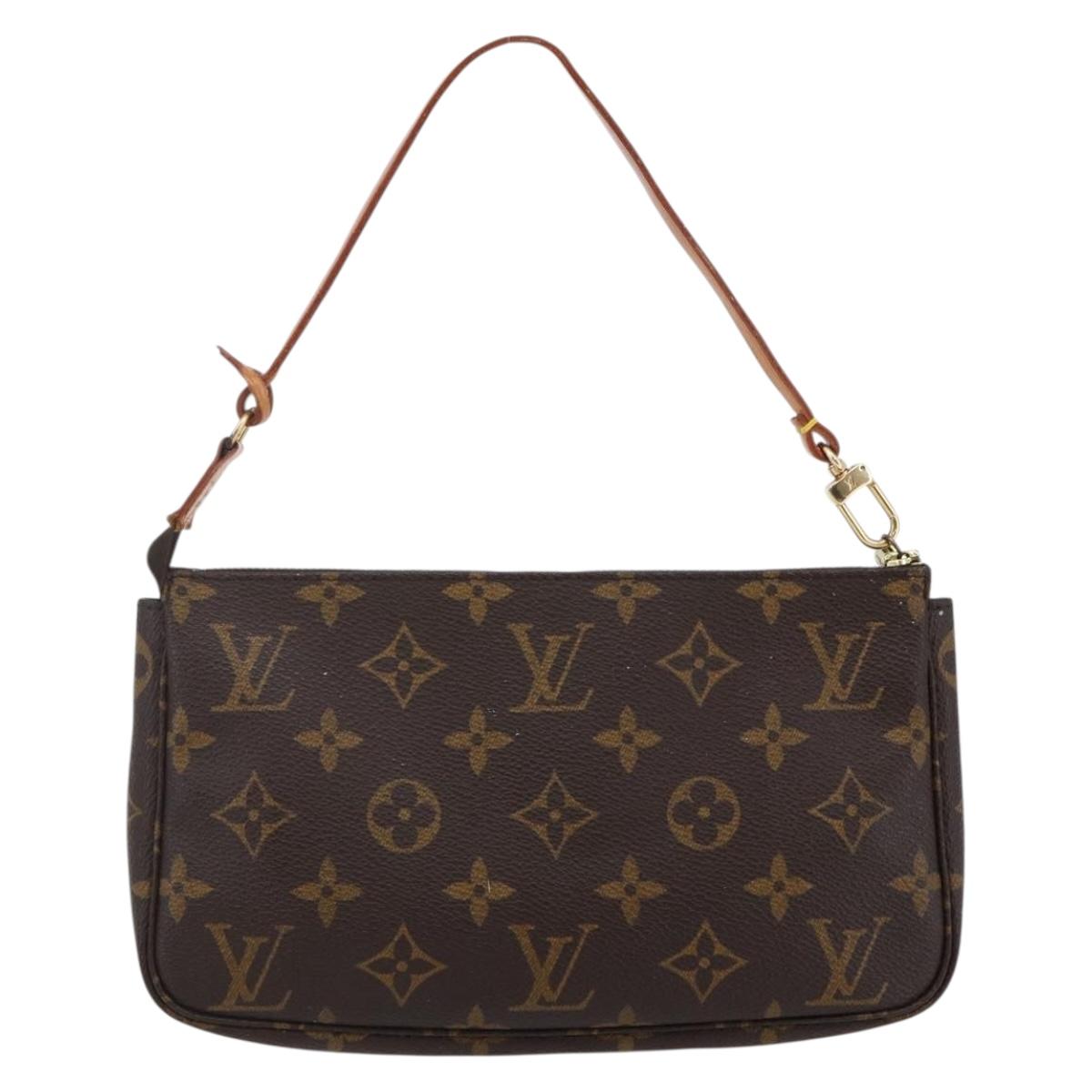 LOUIS VUITTON Monogram Pochette Accessoires Pouch M51980 LV Auth 145241