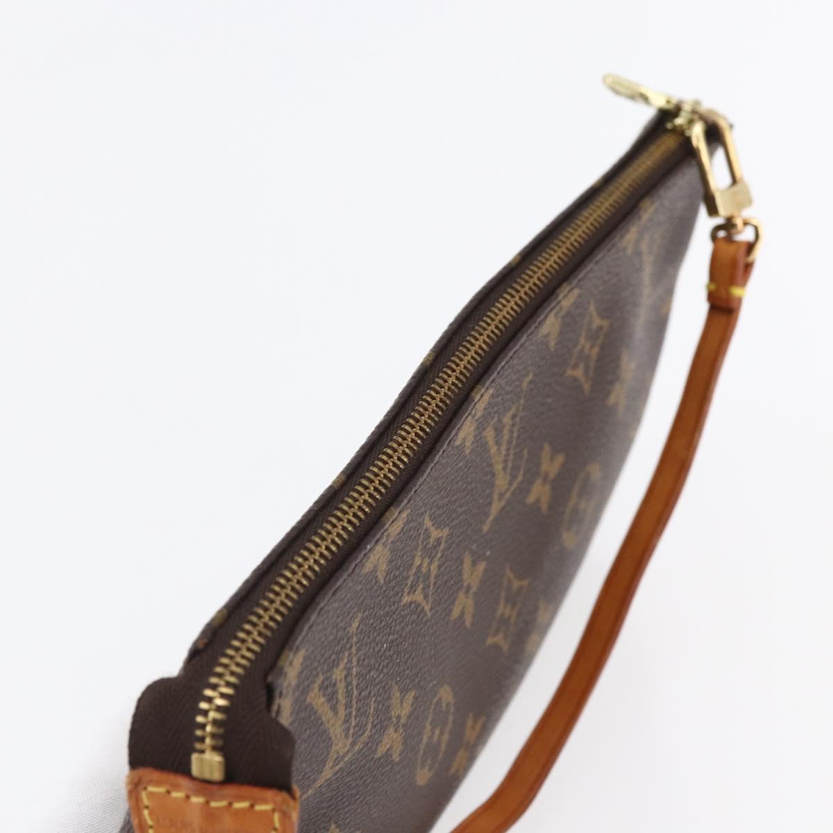 LOUIS VUITTON Monogram Pochette Accessoires Pouch M51980 LV Auth 145241