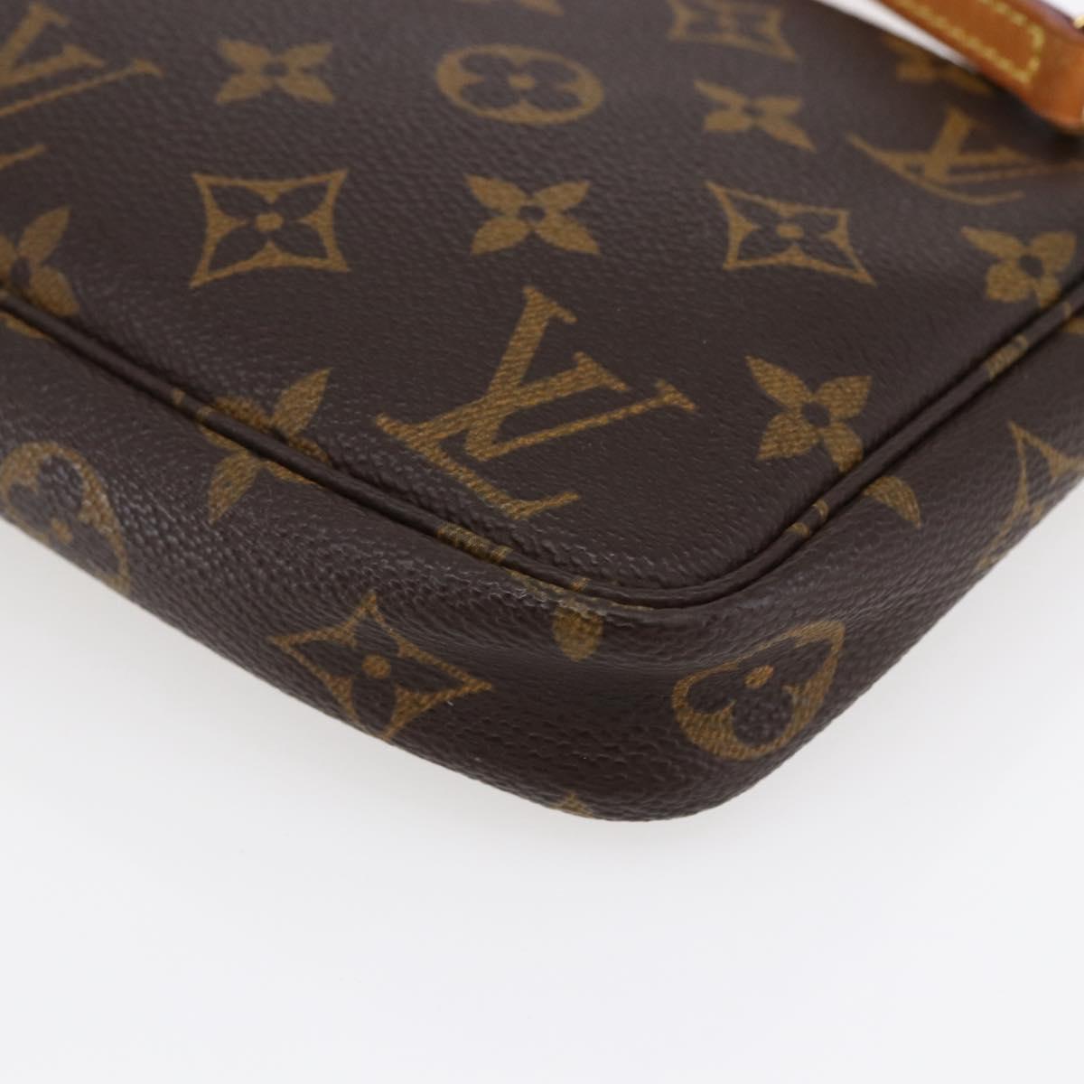 LOUIS VUITTON Monogram Pochette Accessoires Pouch 2way M51980 LV Auth 145242