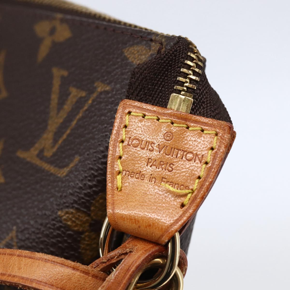 LOUIS VUITTON Monogram Pochette Accessoires Pouch 2way M51980 LV Auth 145242