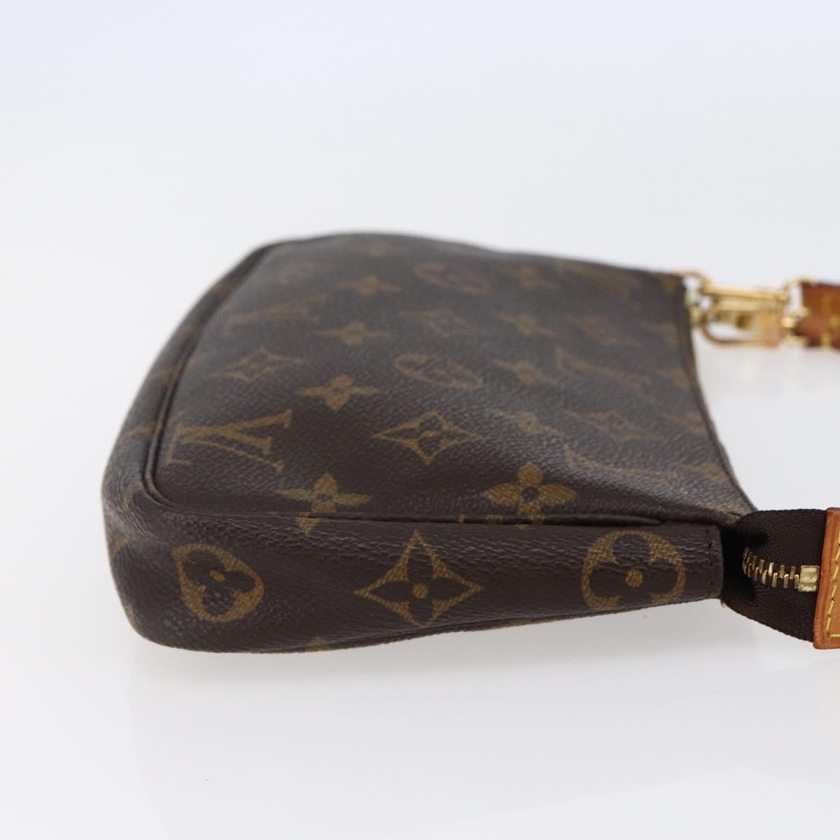 LOUIS VUITTON Monogram Pochette Accessoires Pouch 2way M51980 LV Auth 145242