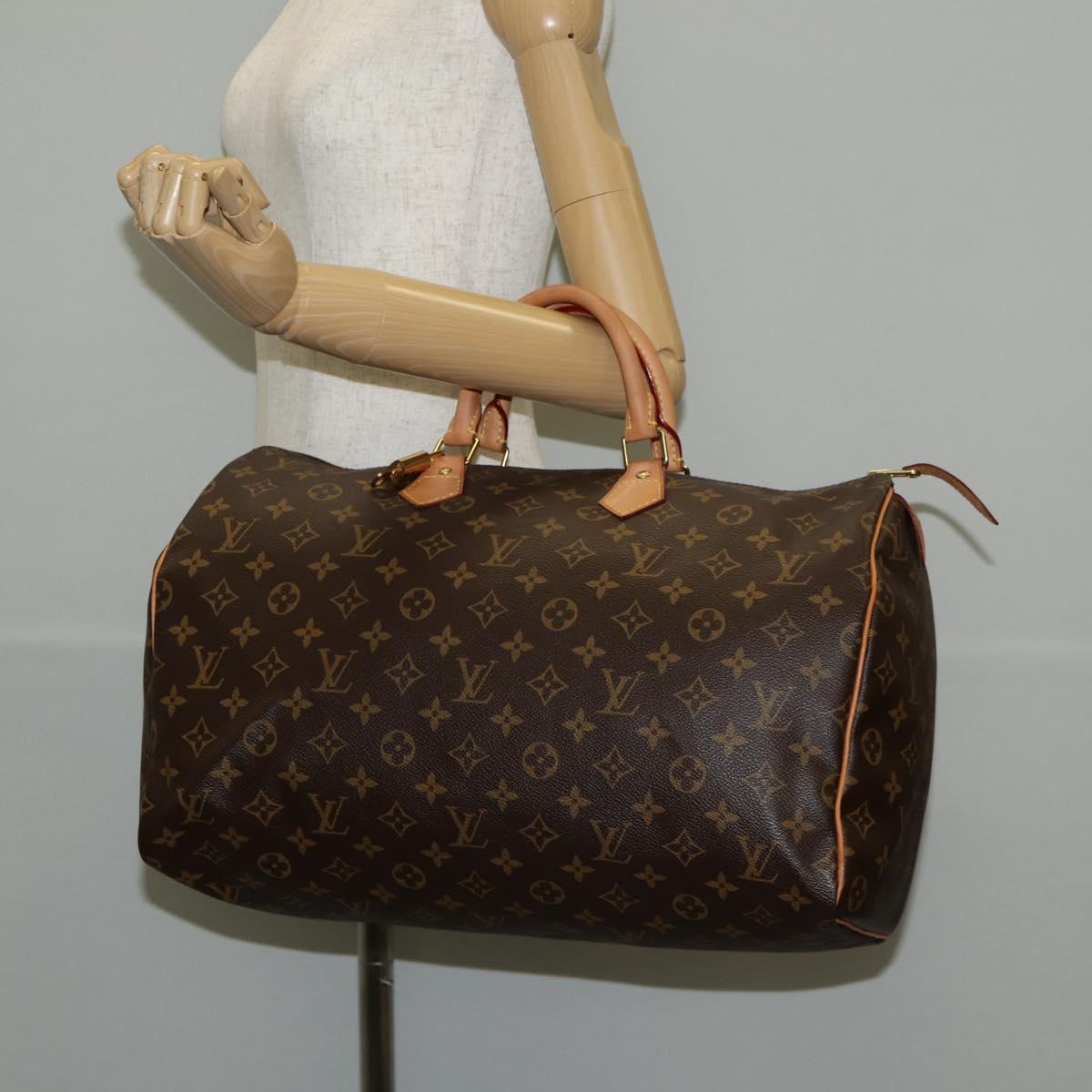 LOUIS VUITTON Monogram Speedy 40 Hand Bag M41522 LV Auth 145263V