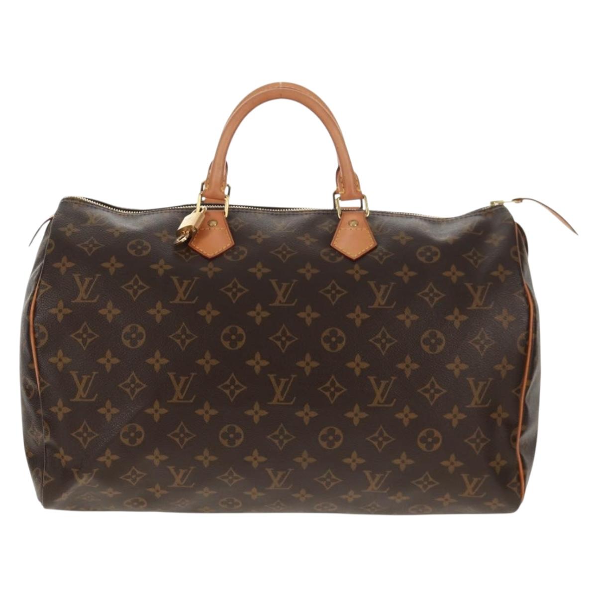 LOUIS VUITTON Monogram Speedy 40 Hand Bag M41522 LV Auth 145263V