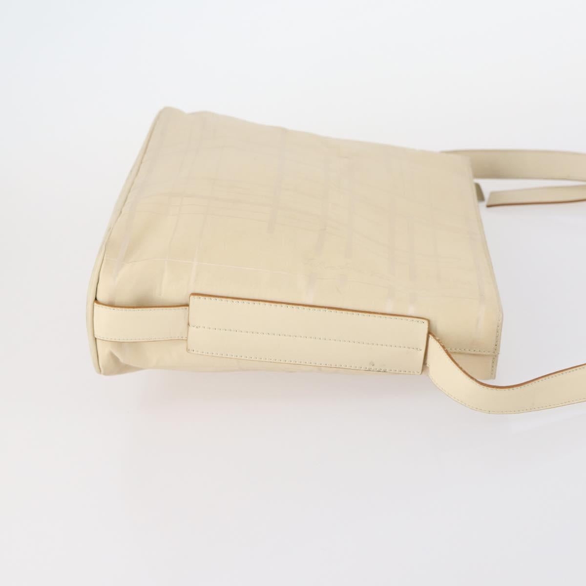 Salvatore Ferragamo Shoulder Bag Leather Canvas 2Set Beige Navy Auth 145275