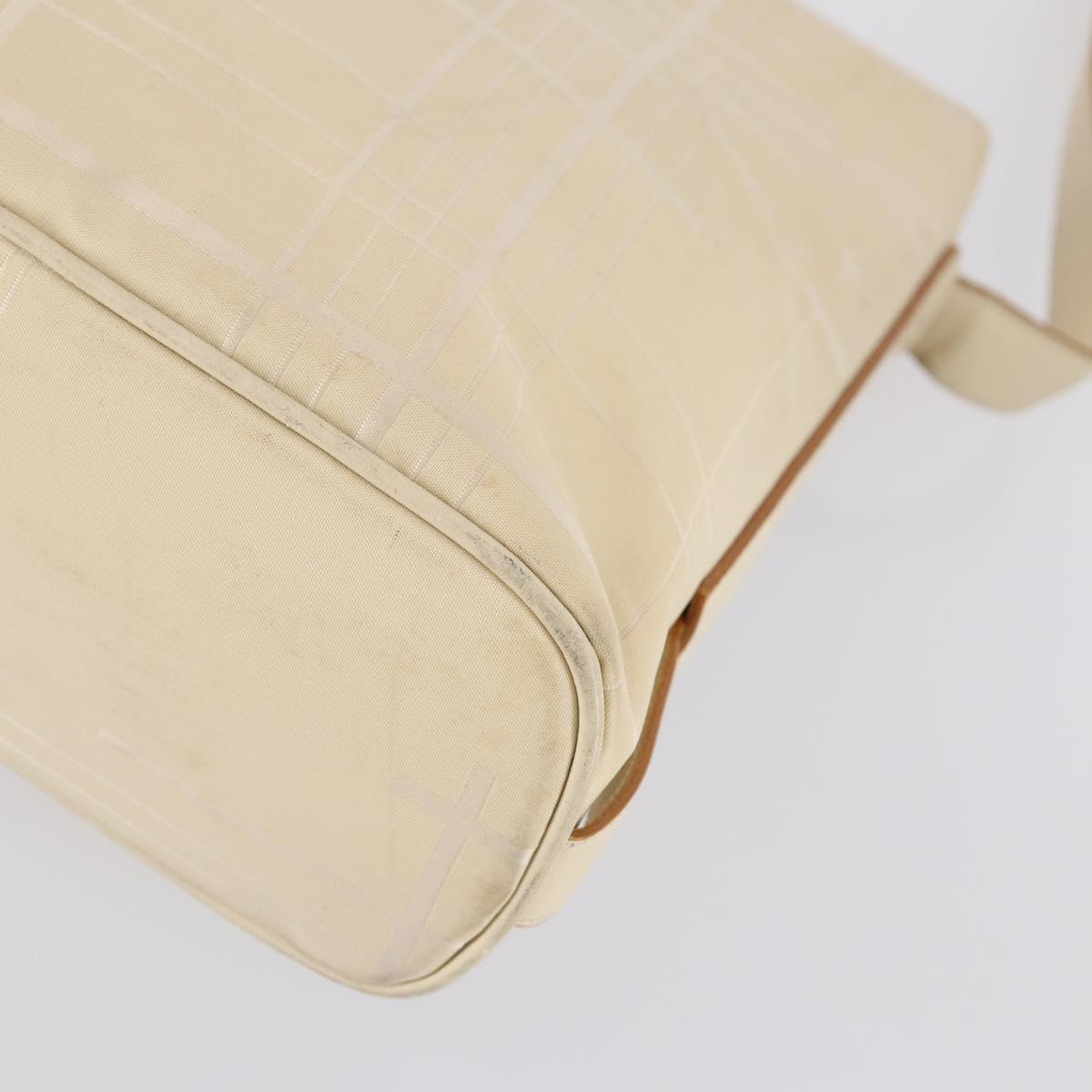 Salvatore Ferragamo Shoulder Bag Leather Canvas 2Set Beige Navy Auth 145275