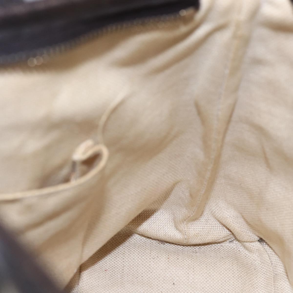 GUCCI GG Supreme Tote Bag PVC Leather Beige Gold 353440 Auth 145287