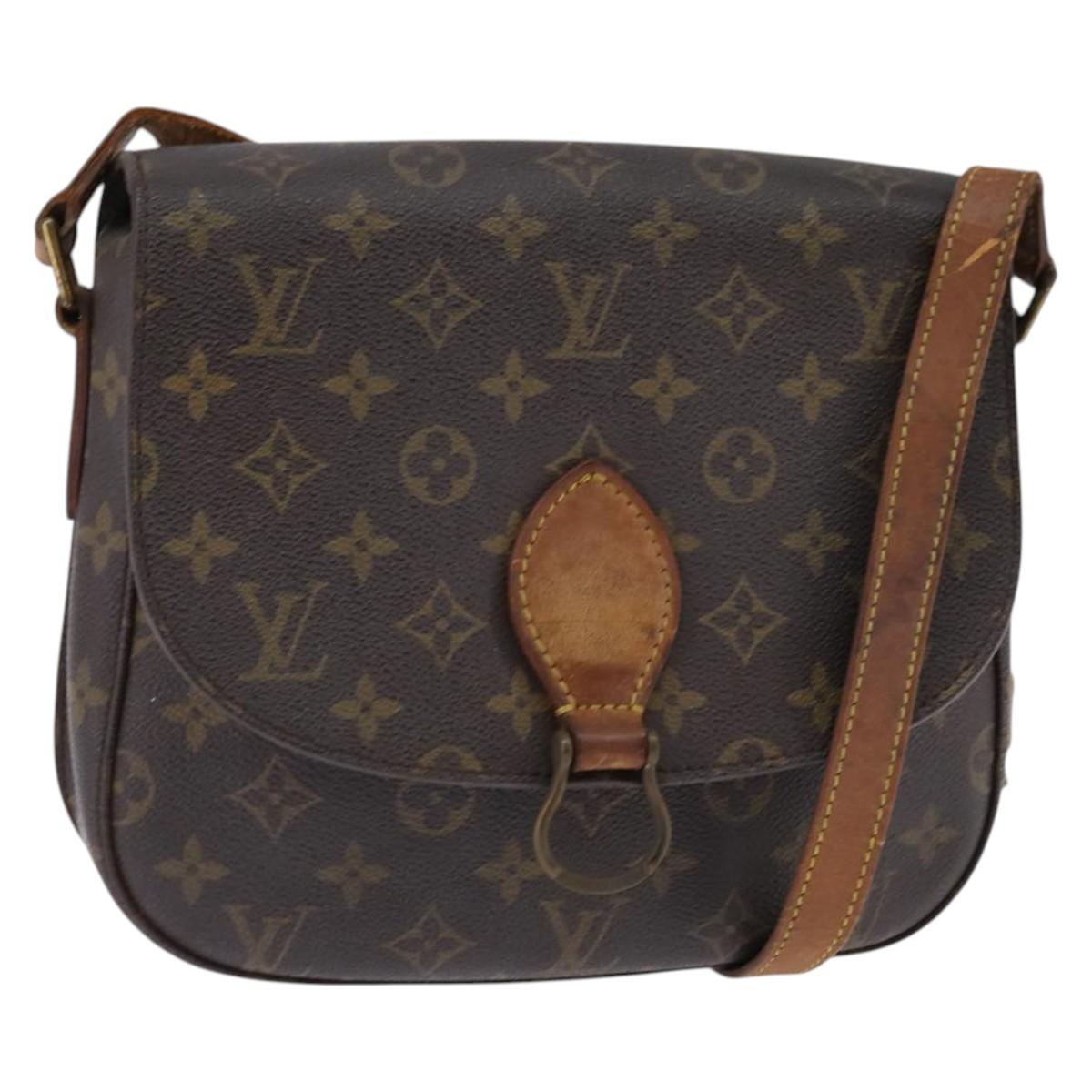 LOUIS VUITTON Monogram Saint Cloud GM Shoulder Bag M51242 LV Auth 145301