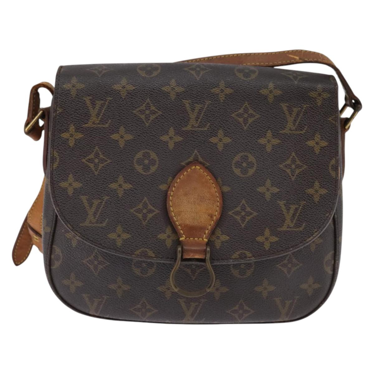 LOUIS VUITTON Monogram Saint Cloud GM Shoulder Bag M51242 LV Auth 145301