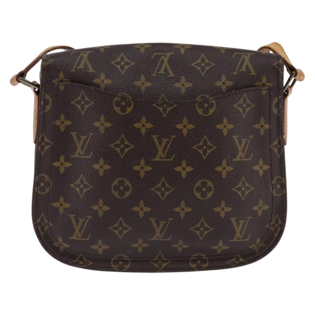 LOUIS VUITTON Monogram Saint Cloud GM Shoulder Bag M51242 LV Auth 145302