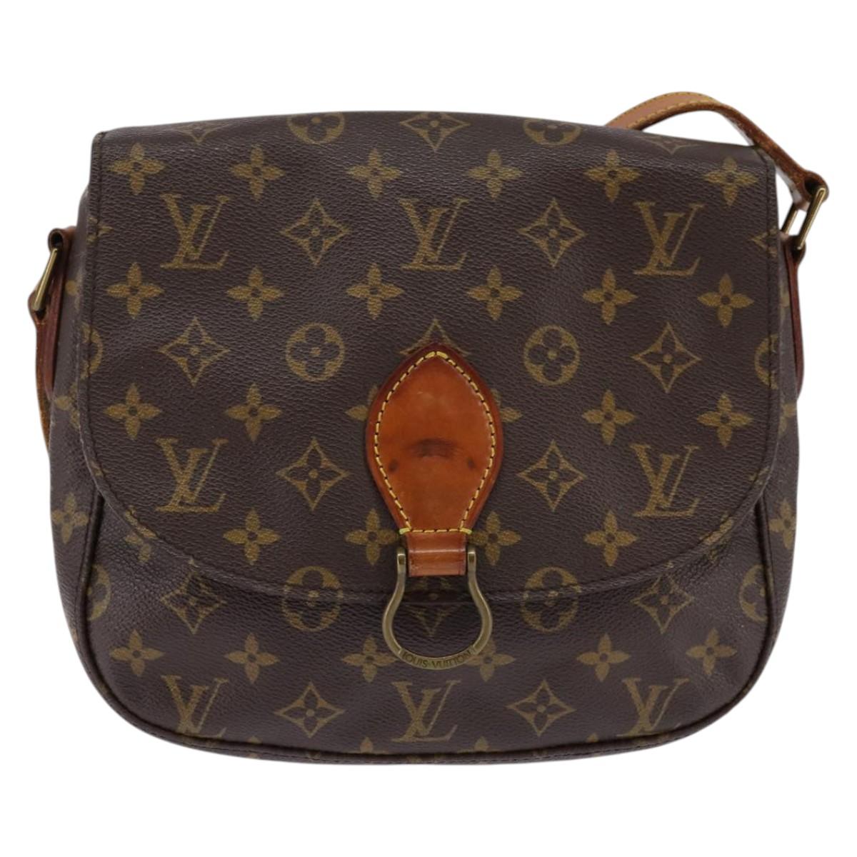 LOUIS VUITTON Monogram Saint Cloud GM Shoulder Bag M51242 LV Auth 145303