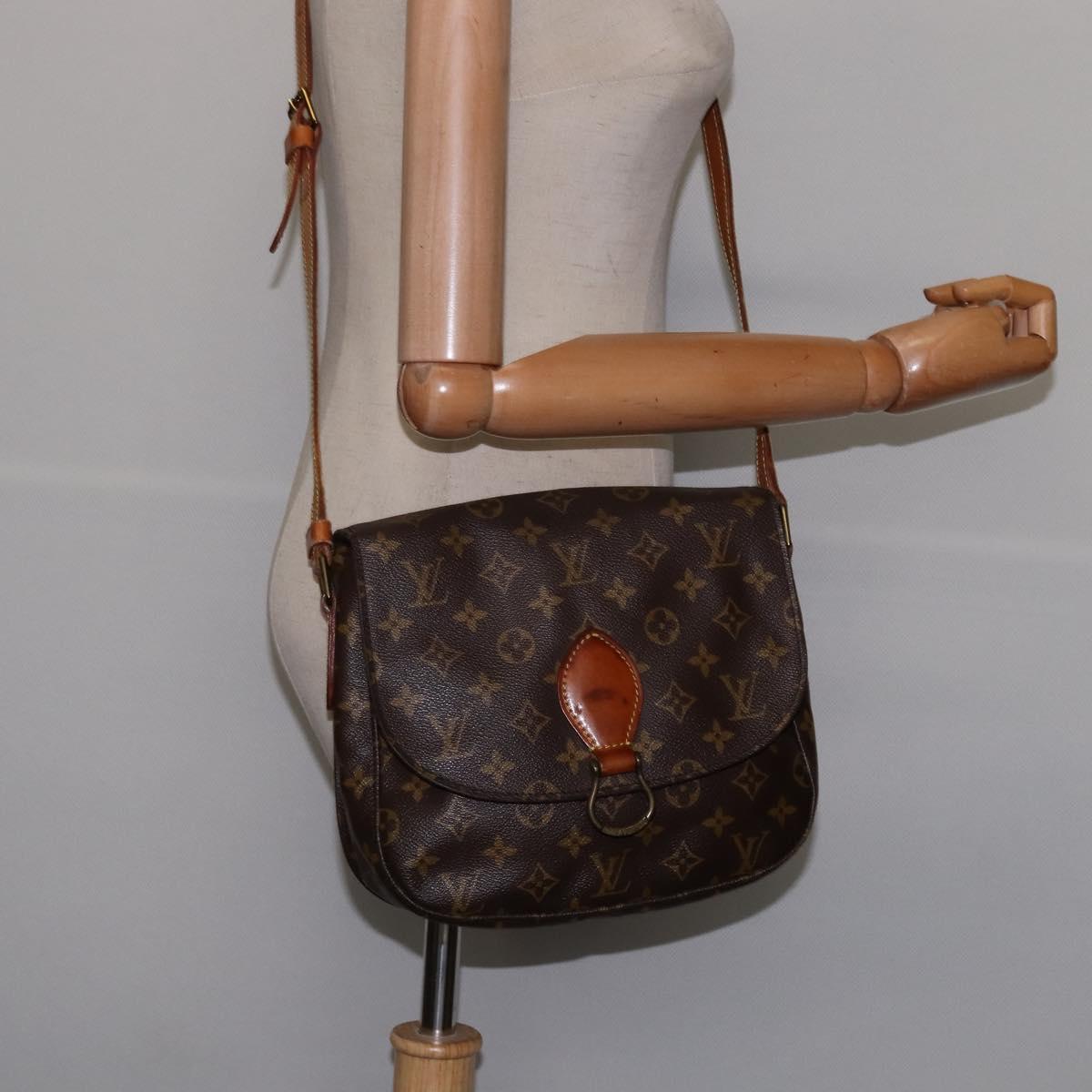 LOUIS VUITTON Monogram Saint Cloud GM Shoulder Bag M51242 LV Auth 145303