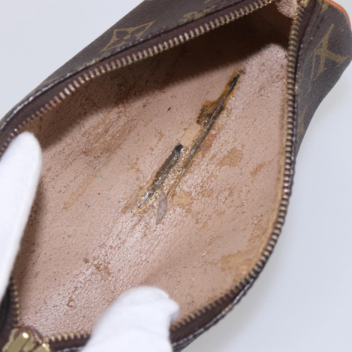 LOUIS VUITTON Monogram Trousse Rondo Pouch M47630 LV Auth 145304