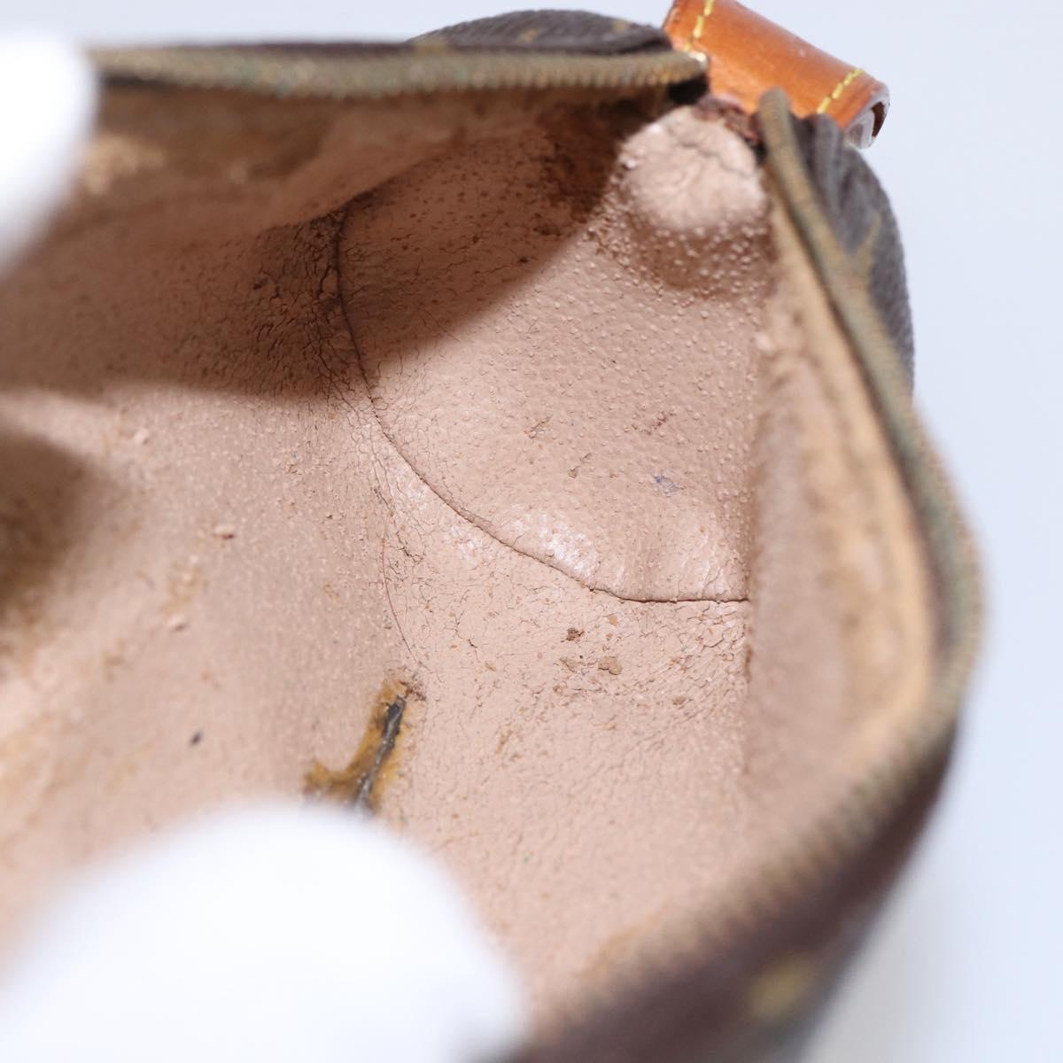 LOUIS VUITTON Monogram Trousse Rondo Pouch M47630 LV Auth 145304