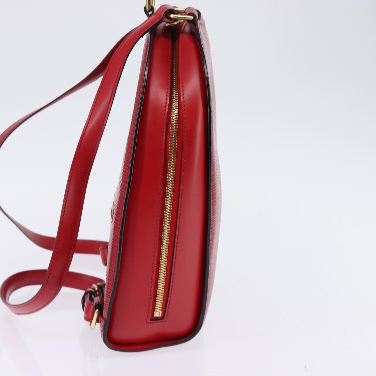 LOUIS VUITTON Epi Mabillon Backpack Castilian Red M52237 LV Auth 145308