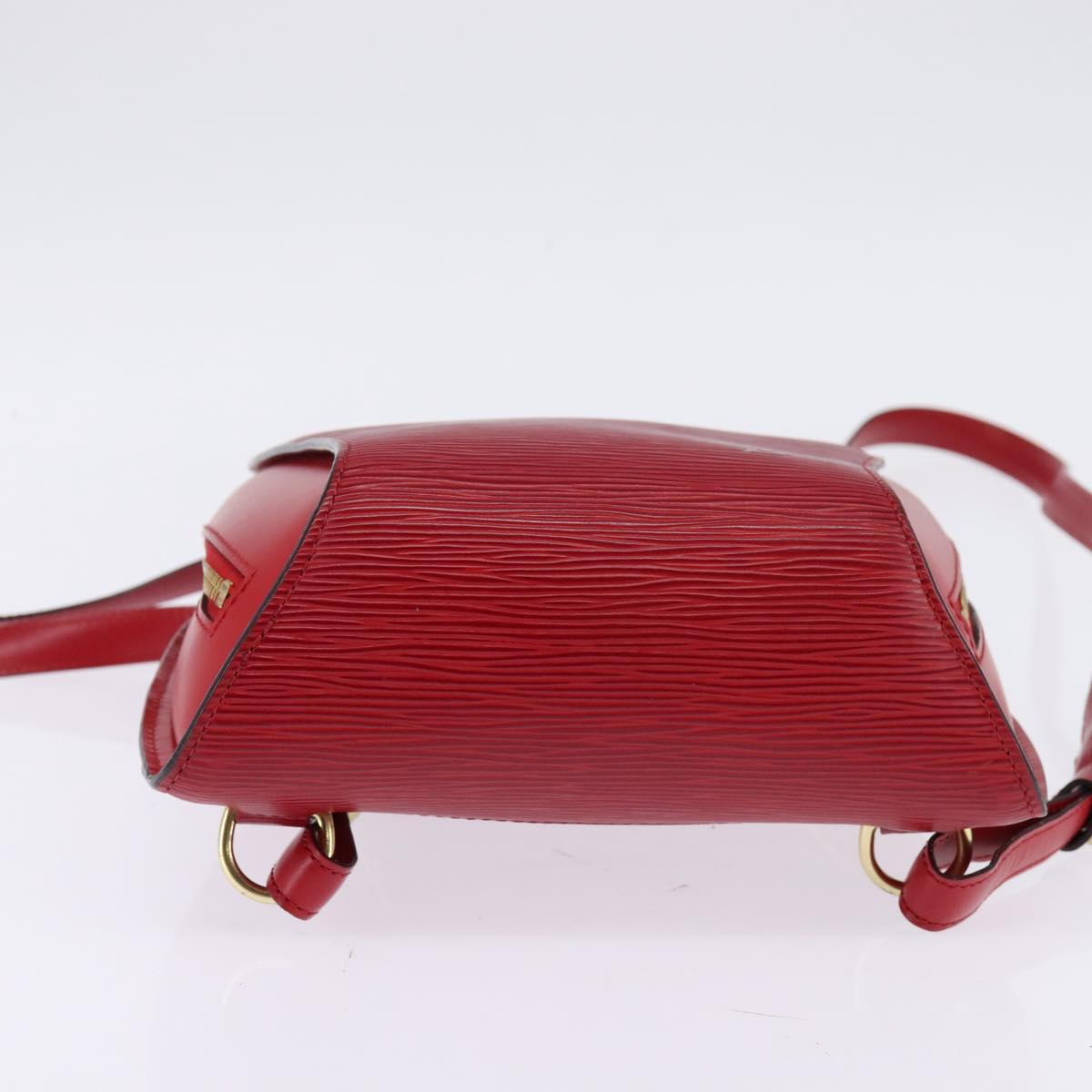 LOUIS VUITTON Epi Mabillon Backpack Castilian Red M52237 LV Auth 145308